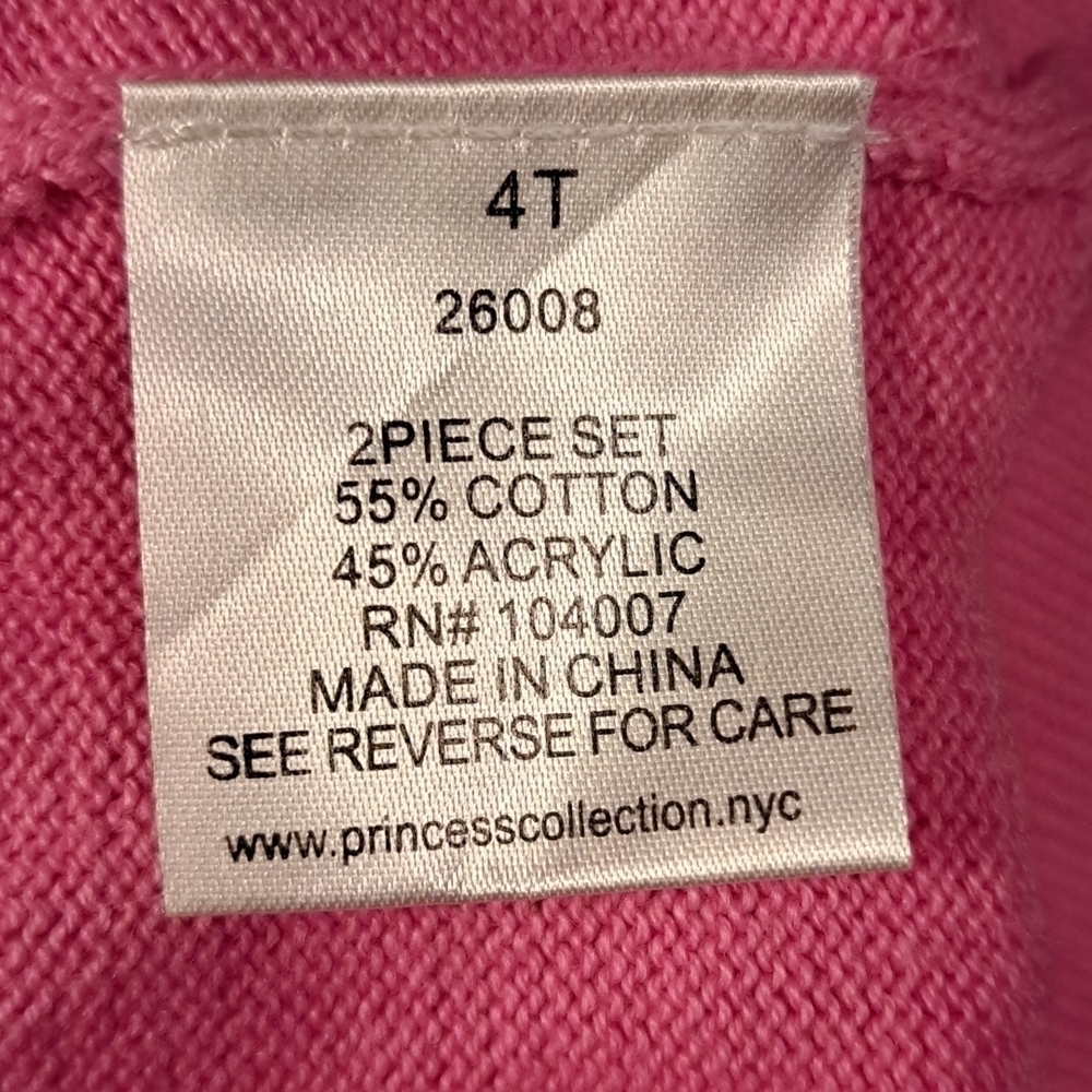 American Princess size 4T sweater embroidered bouquet New - Picture 4 of 5